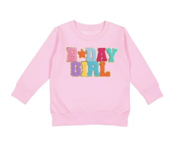 Sweet Wink Birthday Girl Sweatshirt 1000C 5-6 PNK