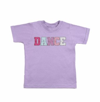 Sweet Wink Dance Patch Short Sleeve Shirt 1001C 3T PUR
